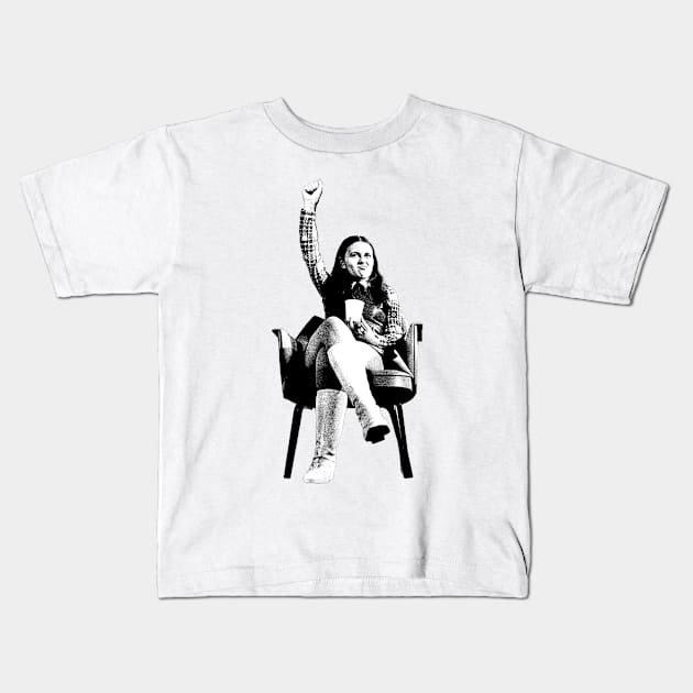 Bernadette Devlin McAliskey / Retro Graphic Artwork Kids T-Shirt by feck!